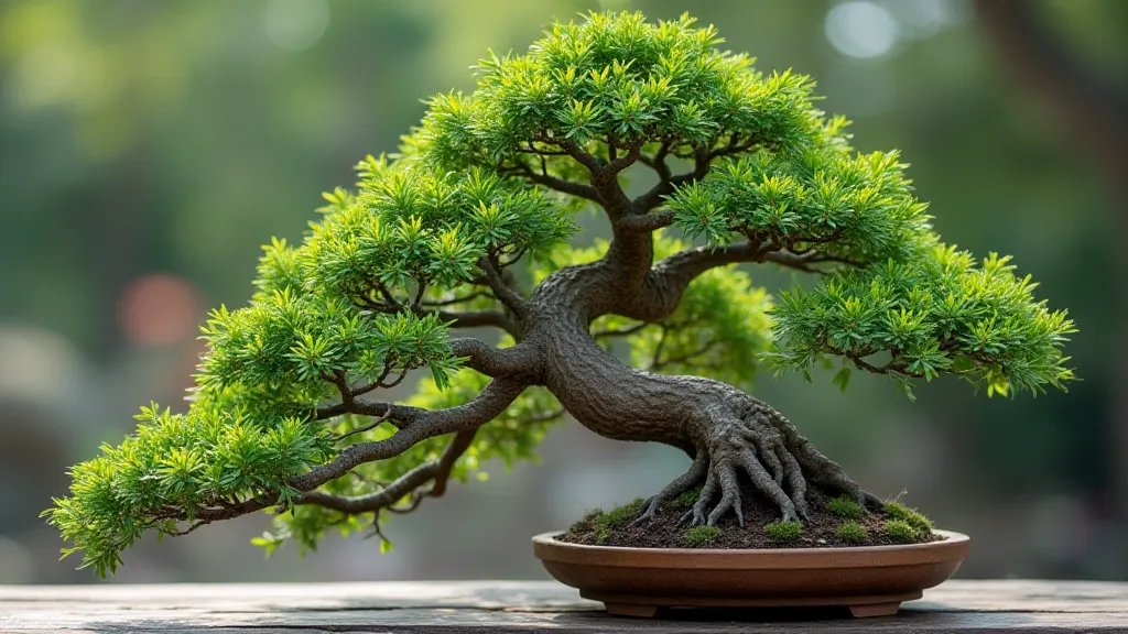 Chinese Elm Bonsai Cascade Style