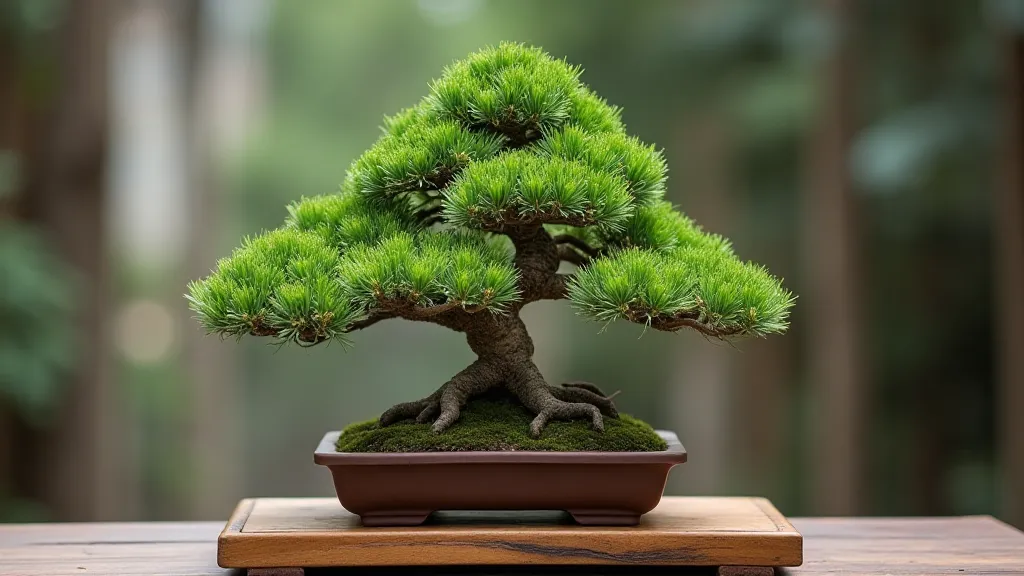 Completed Dwarf Ponderosa Pine bonsai